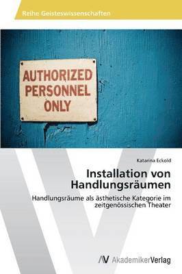 bokomslag Installation Von Handlungsraumen