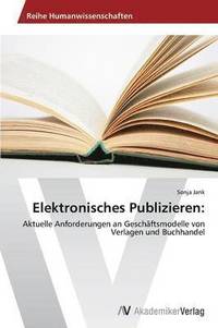 bokomslag Elektronisches Publizieren