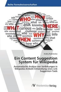 bokomslag Ein Content Suggestion System fr Wikipedia