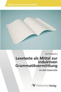 bokomslag Lesetexte als Mittel zur induktiven Grammatikvermittlung
