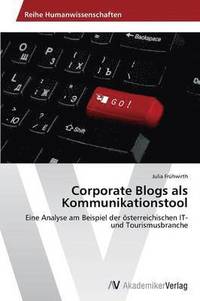 bokomslag Corporate Blogs als Kommunikationstool