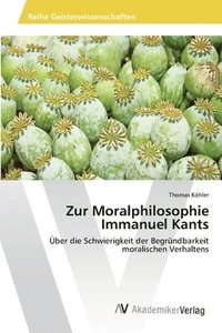bokomslag Zur Moralphilosophie Immanuel Kants