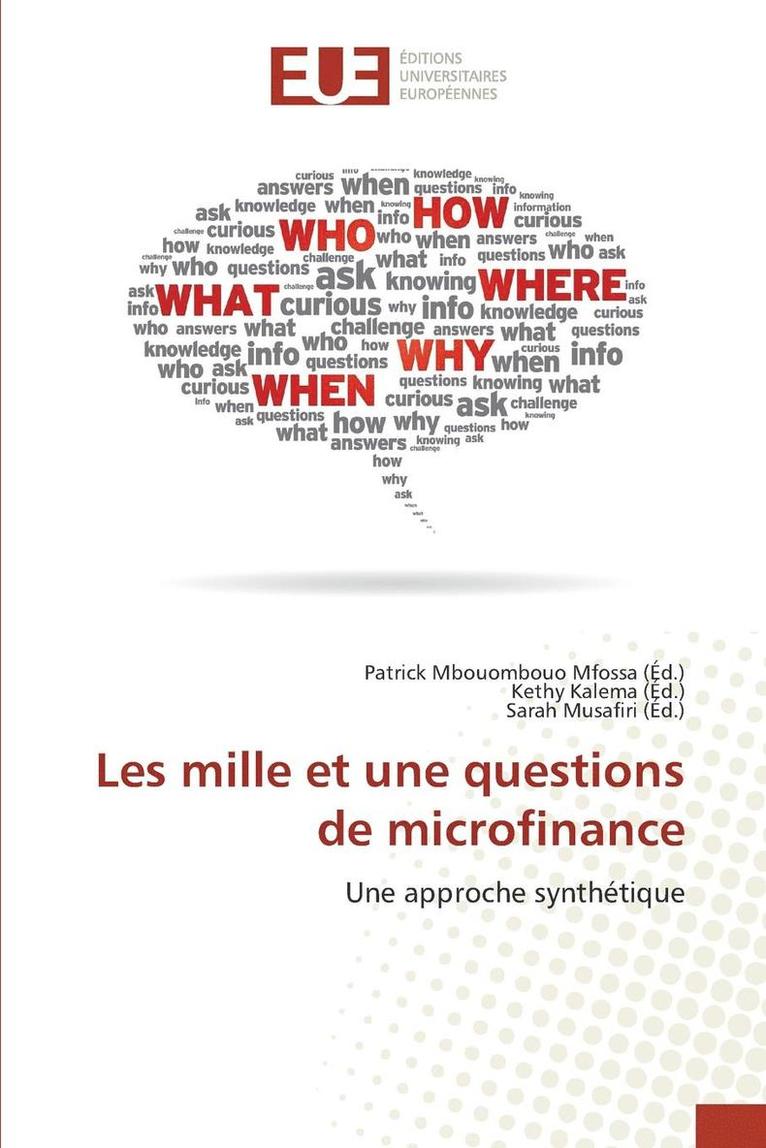 Les Mille Et Une Questions de Microfinance 1