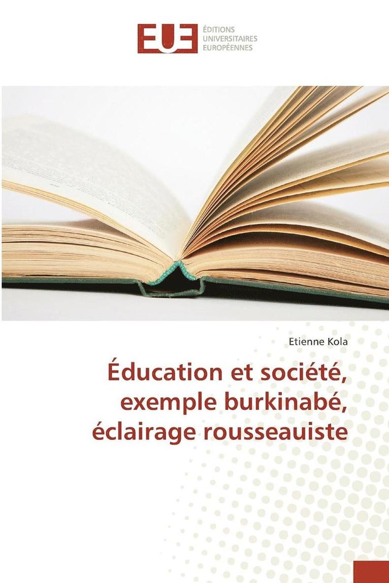 Education Et Societe, Exemple Burkinabe, Eclairage Rousseauiste 1