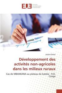bokomslag Développement Des Activités Non-Agricoles Dans Les Milieux Ruraux
