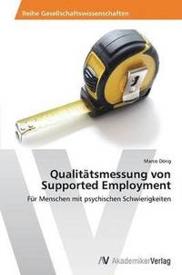 bokomslag Qualittsmessung von Supported Employment