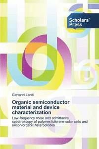 bokomslag Organic semiconductor material and device characterization