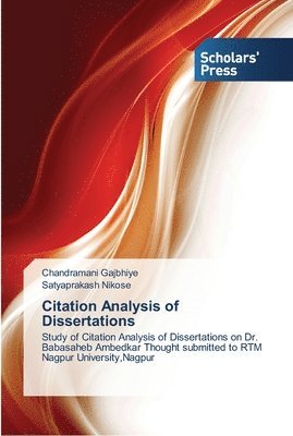 Citation Analysis of Dissertations 1