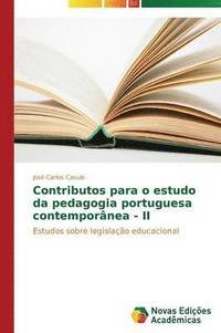bokomslag Contributos para o estudo da pedagogia portuguesa contempornea - II