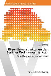 bokomslag Eigentmerstrukturen des Berliner Wohnungsmarktes