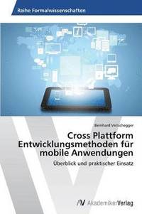 bokomslag Cross Plattform Entwicklungsmethoden fr mobile Anwendungen