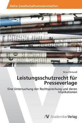 Leistungsschutzrecht fr Presseverlage 1