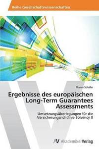 bokomslag Ergebnisse des europischen Long-Term Guarantees Assessments