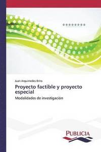 bokomslag Proyecto factible y proyecto especial