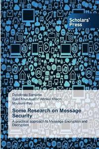 bokomslag Some Research on Message Security
