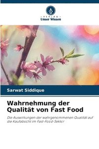 bokomslag Wahrnehmung der Qualität von Fast Food
