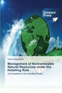 bokomslag Management of Nonrenewable Natural Resources under the Hotelling Rule