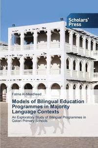 bokomslag Models of Bilingual Education Programmes in Majority Language Contexts