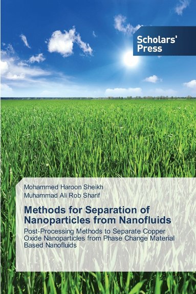 bokomslag Methods for Separation of Nanoparticles from Nanofluids