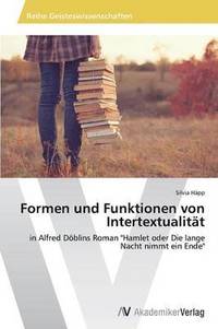 bokomslag Formen und Funktionen von Intertextualitt
