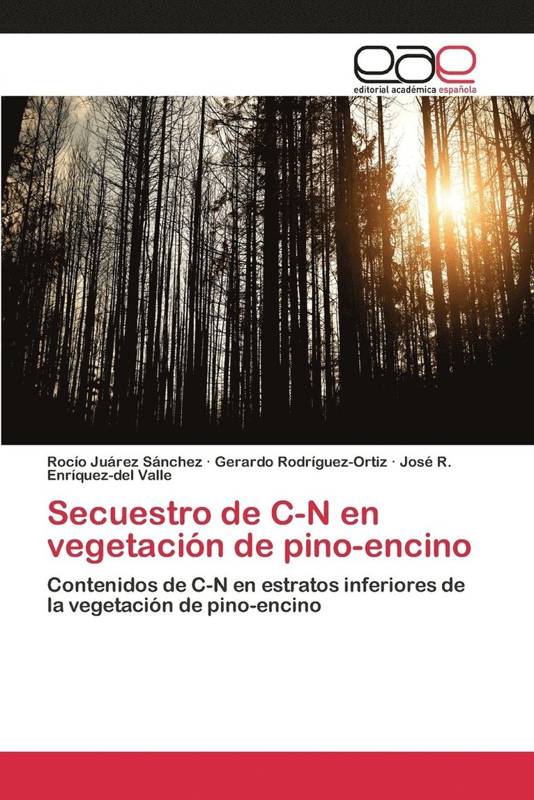 Secuestro de C-N en vegetacin de pino-encino 1