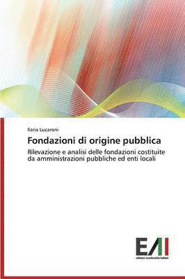 bokomslag Fondazioni di origine pubblica