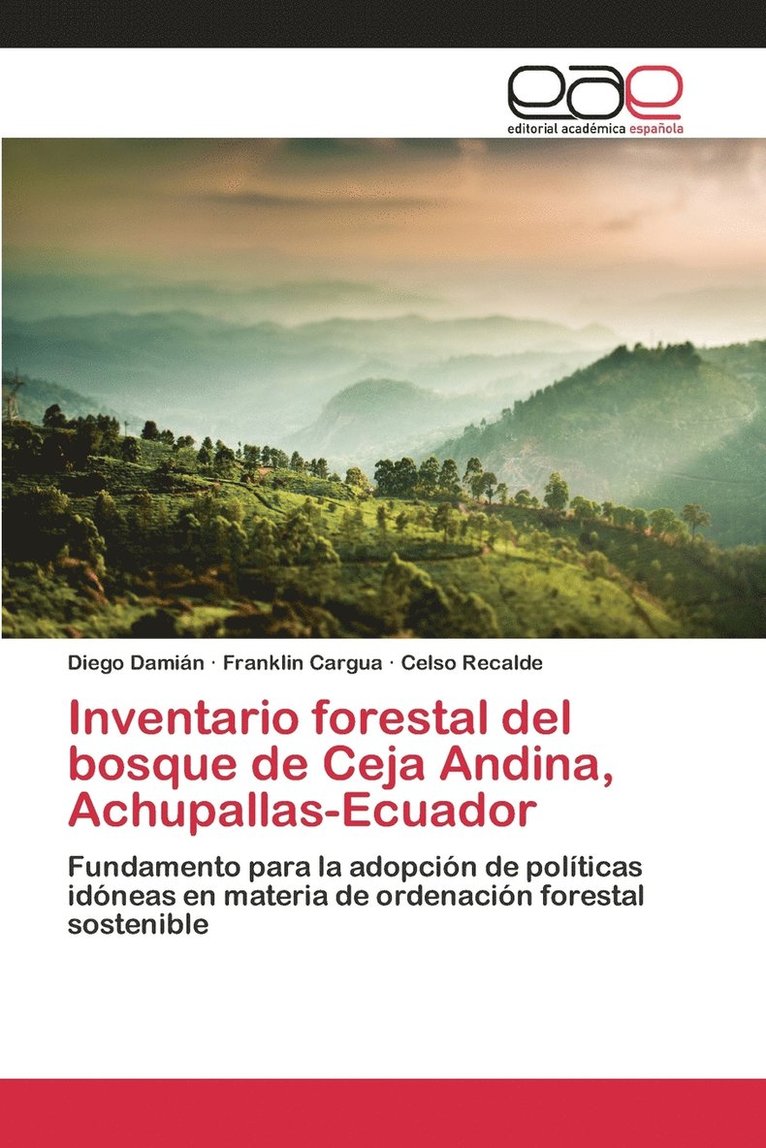Inventario forestal del bosque de Ceja Andina, Achupallas-Ecuador 1