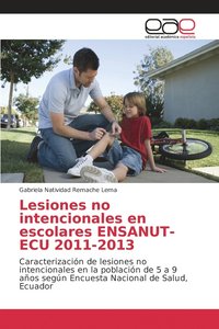 bokomslag Lesiones no intencionales en escolares ENSANUT-ECU 2011-2013