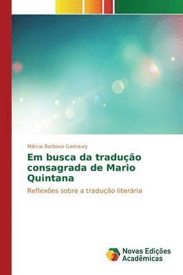 bokomslag Em busca da traduo consagrada de Mario Quintana