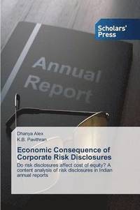 bokomslag Economic Consequence of Corporate Risk Disclosures