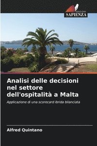 bokomslag Analisi delle decisioni nel settore dell'ospitalità a Malta