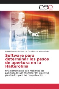 bokomslag Software para determinar los pesos de apertura en la Halterofilia