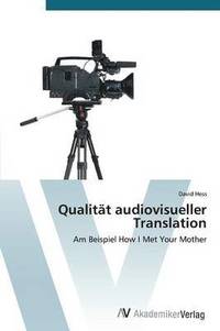 bokomslag Qualitt audiovisueller Translation