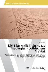 bokomslag Die Bibelkritik in Spinozas Theologisch-politischem Traktat