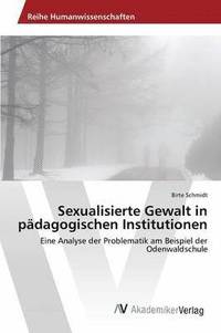 bokomslag Sexualisierte Gewalt in pdagogischen Institutionen
