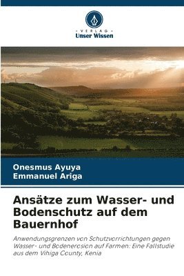bokomslag Ansätze zum Wasser- und Bodenschutz auf dem Bauernhof