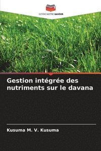 bokomslag Gestion intégrée des nutriments sur le davana