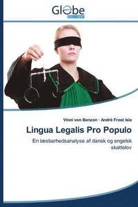 bokomslag Lingua Legalis Pro Populo