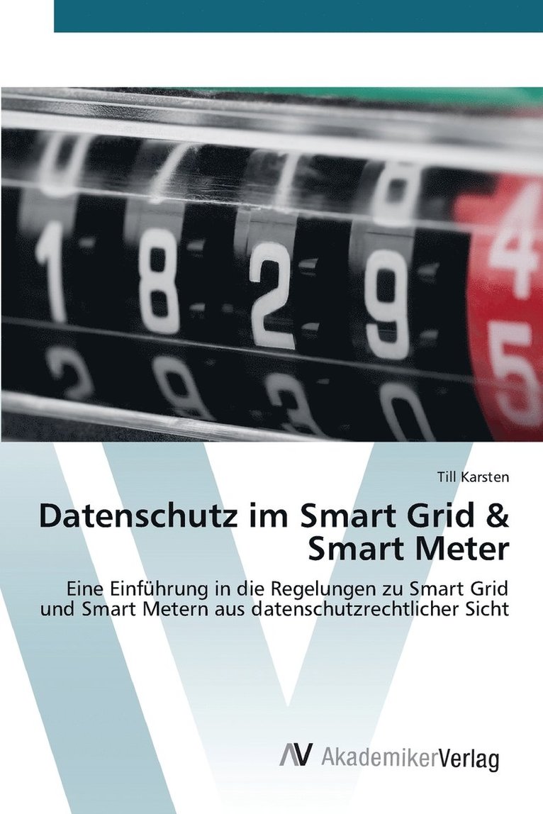 Datenschutz im Smart Grid & Smart Meter 1