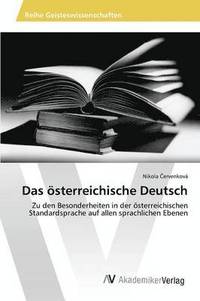 bokomslag Das sterreichische Deutsch