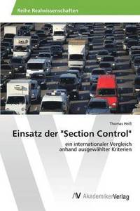 bokomslag Einsatz der &quot;Section Control&quot;