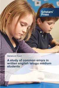 bokomslag A study of common errors in written english telugu medium students