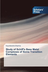 bokomslag Study of Schiff's Base Metal Complexes of Some Transition Elements