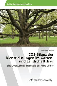 bokomslag CO2-Bilanz der Dienstleistungen im Garten- und Landschaftsbau
