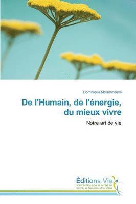 bokomslag de l'Humain, de l'Energie, Du Mieux Vivre