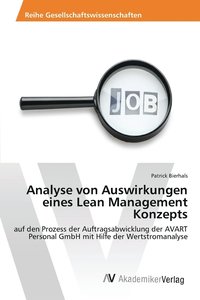 bokomslag Analyse von Auswirkungen eines Lean Management Konzepts