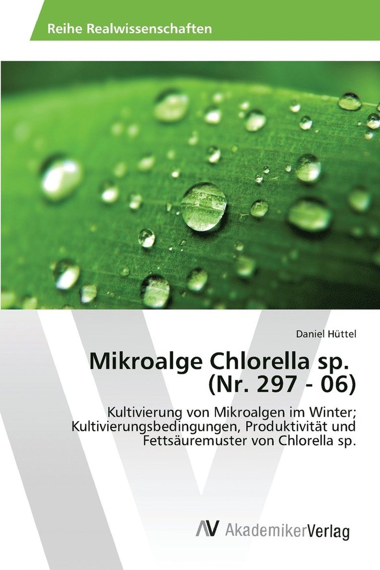 Mikroalge Chlorella sp. (Nr. 297 - 06) 1