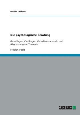bokomslag psychologische Beratung
