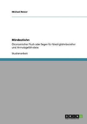 bokomslag Mindestlohn. Okonomischer Fluch Oder Segen Fur Niedriglohnbezieher Und Armutsgefahrdete