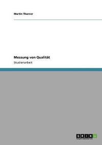 bokomslag Messung von Qualitt